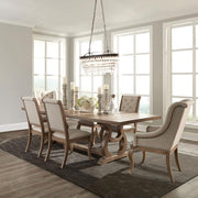 Brockway Extension Leaf Dining Set Barley Brown 7-piece