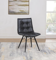 Aiken Upholstered Dining Side Chair (Set of 4) Charcoal