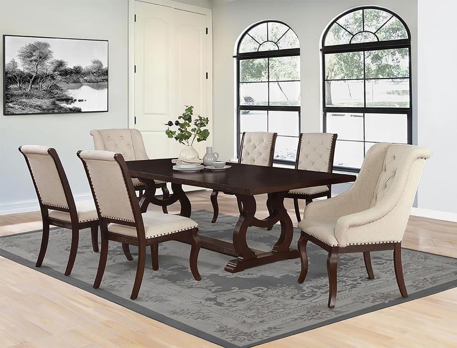 Brockway Extension Leaf Dining Set Rustic Java 7-piece