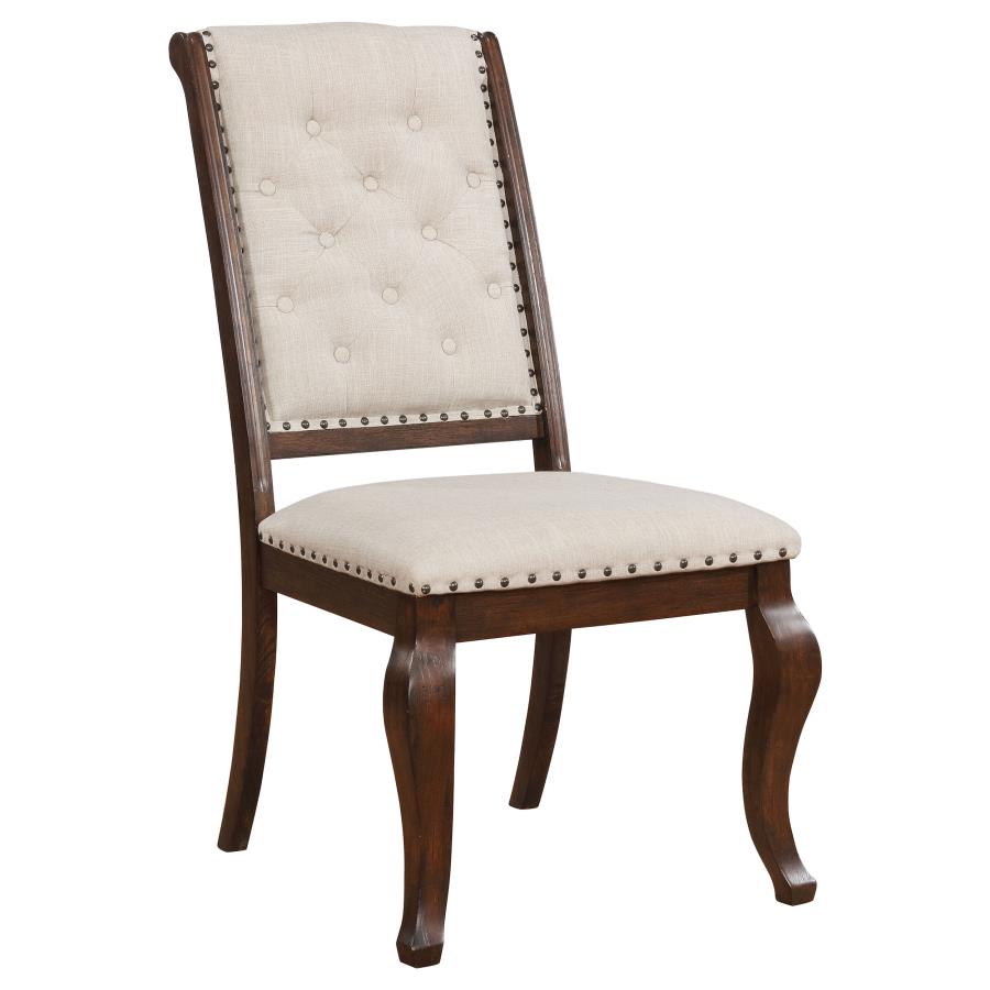 Brockway Upholstered Dining Chair (Set of 2) Rustic Java