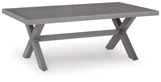 Half Moon Beach - Rectangular Cocktail Table - Gray