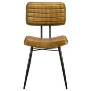 Misty Leather Upholstered Dining Side Chair (Set of 2)