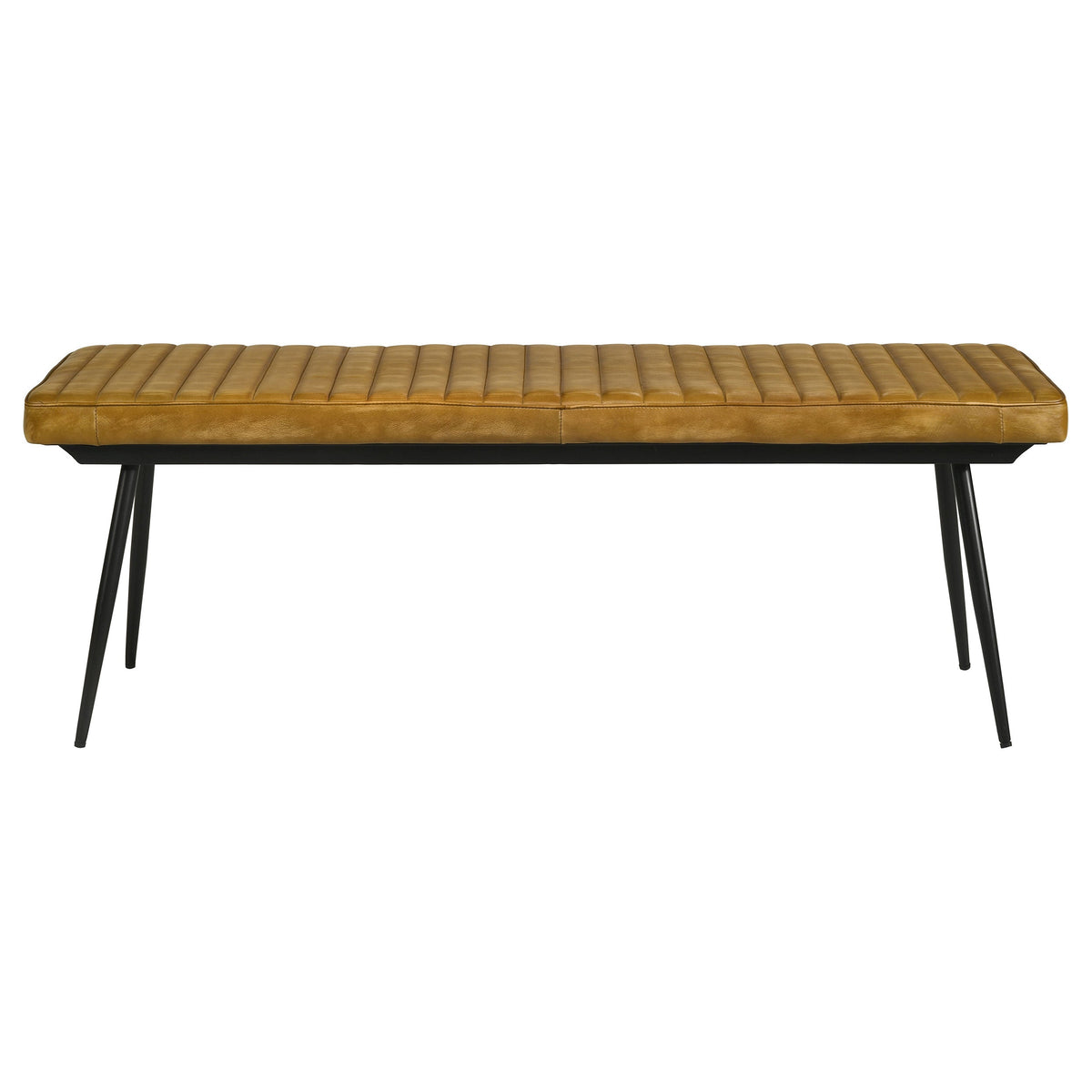 Misty Leather Upholstered Dining Bench