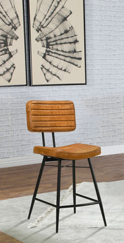 Partridge Leather Counter Chair (Set of 2)