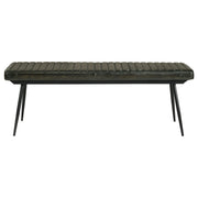 Misty Leather Upholstered Dining Bench