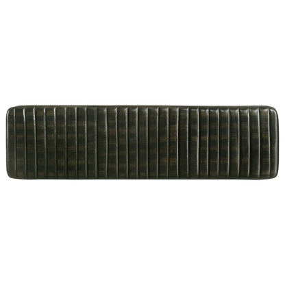 Misty Leather Upholstered Dining Bench
