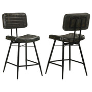 Partridge Leather Counter Chair (Set of 2)