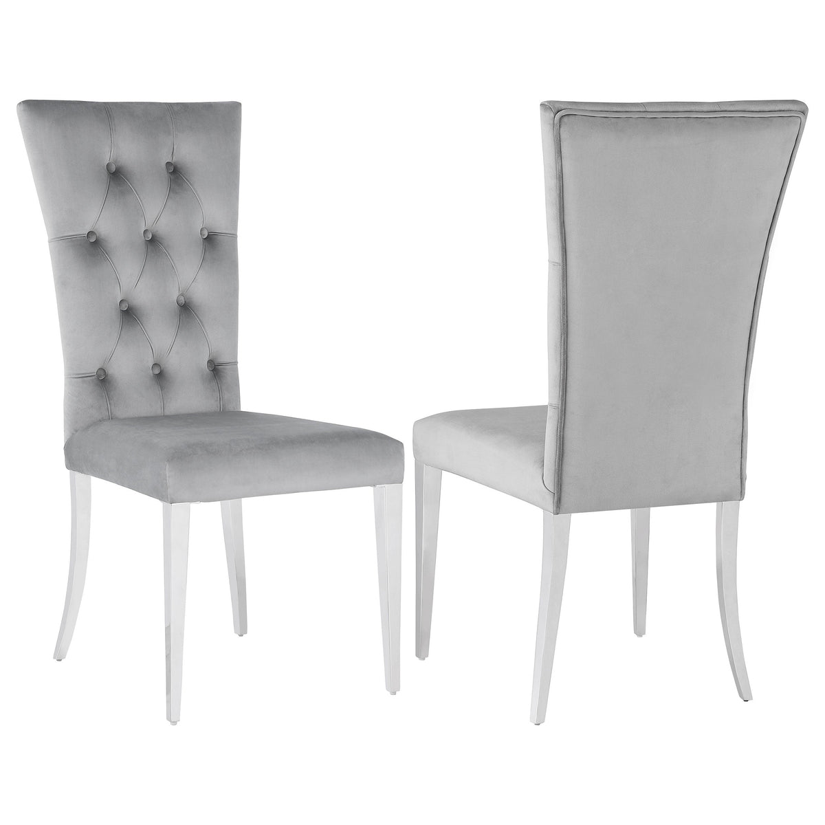Kerwin Velvet Upholstered Dining Side Chair (Set of 2)