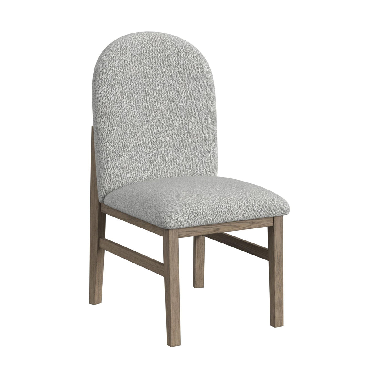 Portland - Round Back Side Chair (Set of 2) - Gray