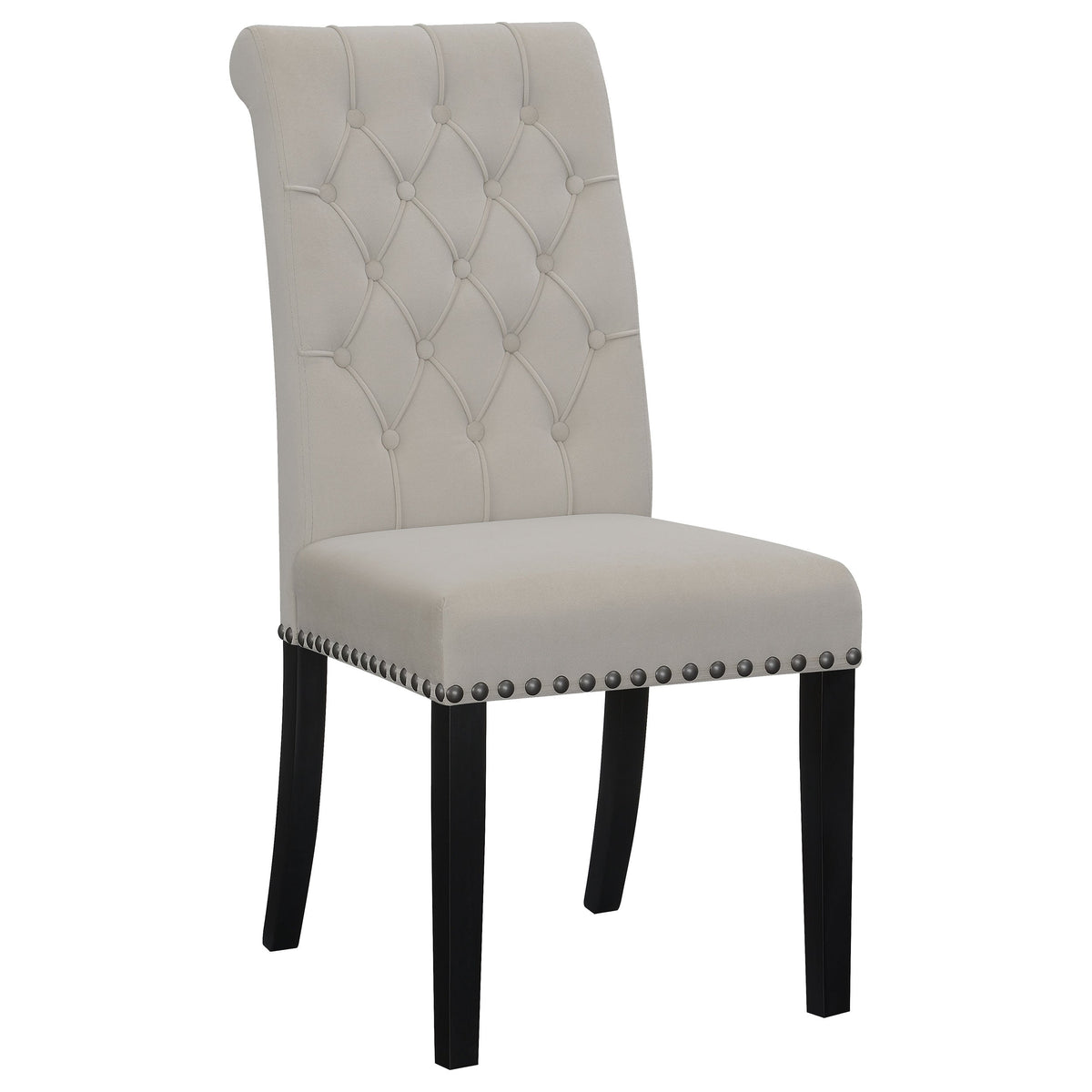 Alana Fabric Upholstered Dining Side Chair (Set of 2)