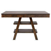 Dewey Rectangular 60-inch Counter Height Dining Table Walnut