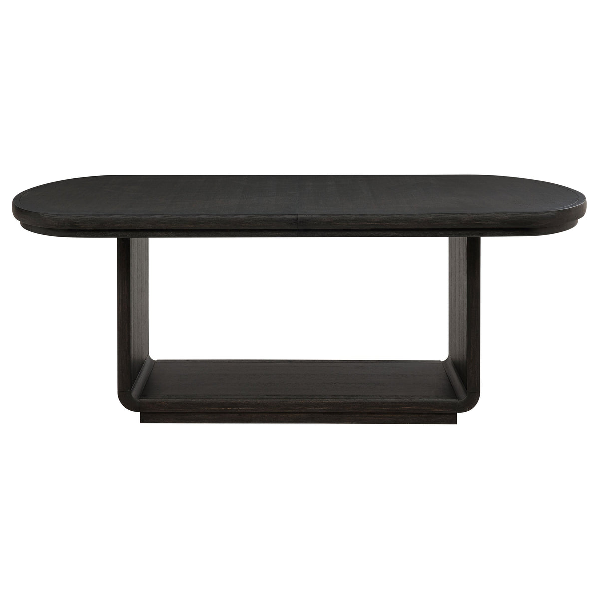 Leandro 78-inch Extension Dining Room Table Burnished Black