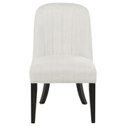 Leandro Upholstered Dining Side Chair Cream (Set of 2)