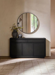 Leandro 2-drawer Dining Sideboard Server Burnished Black Default Title