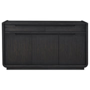 Leandro 2-drawer Dining Sideboard Server Burnished Black