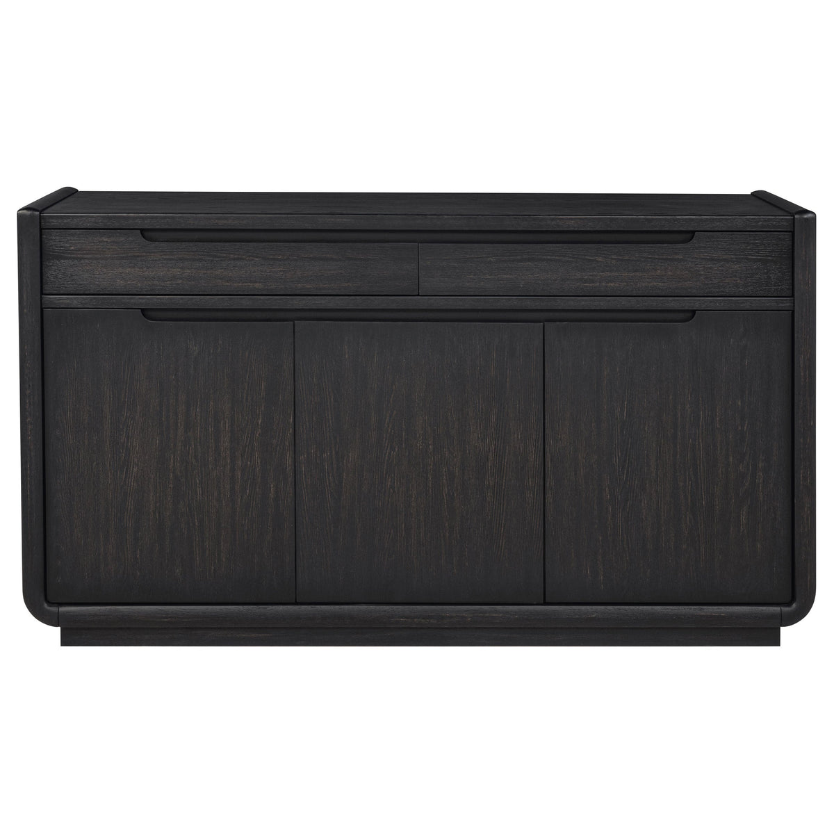 Leandro 2-drawer Dining Sideboard Server Burnished Black