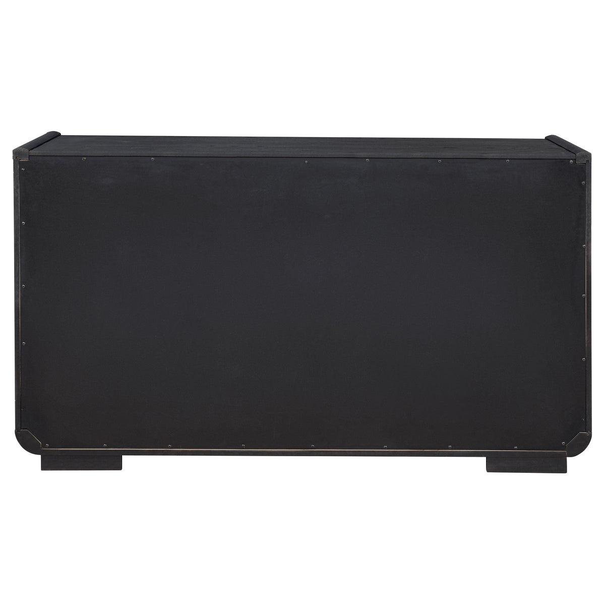 Leandro 2-drawer Dining Sideboard Server Burnished Black
