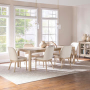 Solano Extension Table Dining Set Weathered Mango 7-piece