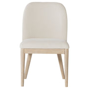 Solano Upholstered Dining Side Chair Beige (Set of 2)