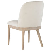 Solano Upholstered Dining Side Chair Beige (Set of 2)