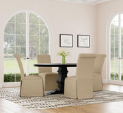 Florence Round 60-inch Wood Dining Table