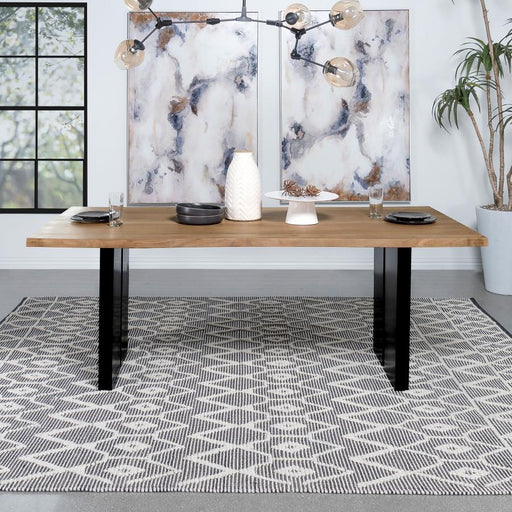 Bradshaw 80-inch Live Edge Wood Dining Table Natural Acacia Default Title