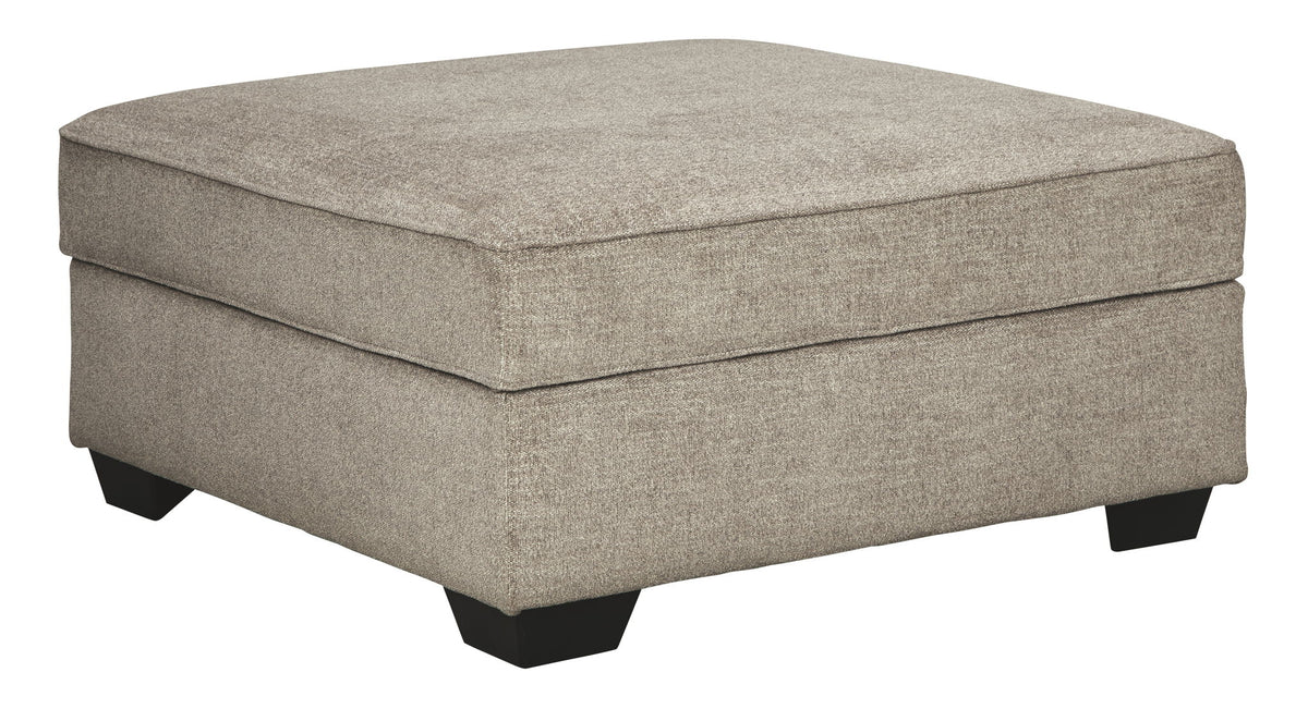 Bovarian - Ottoman With Storage - Stone