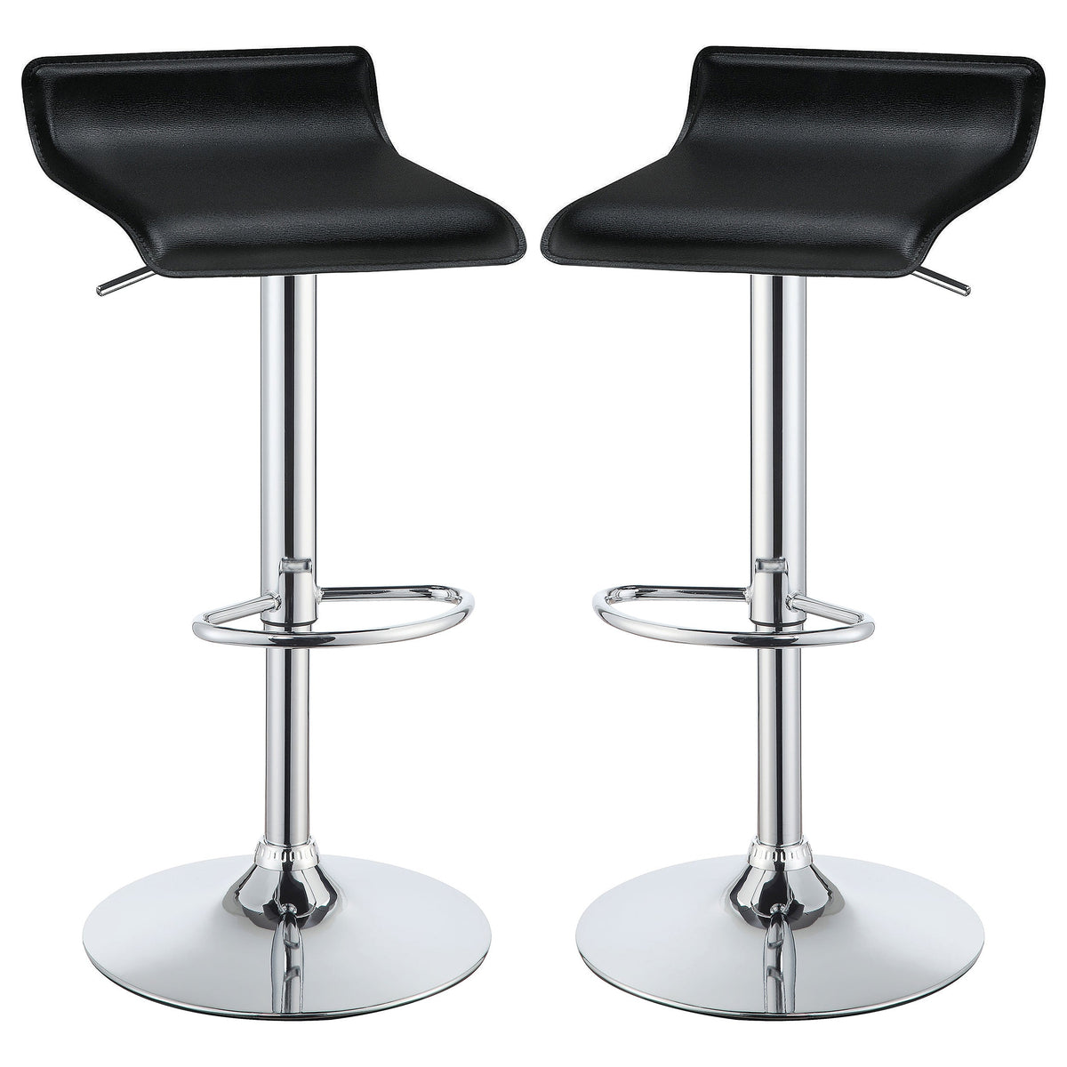 Bidwell Upholstered Adjustable Bar Stool (Set of 2)