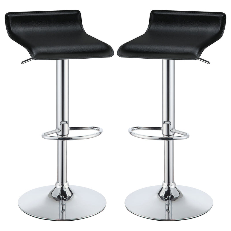 Bidwell Upholstered Adjustable Bar Stool (Set of 2)