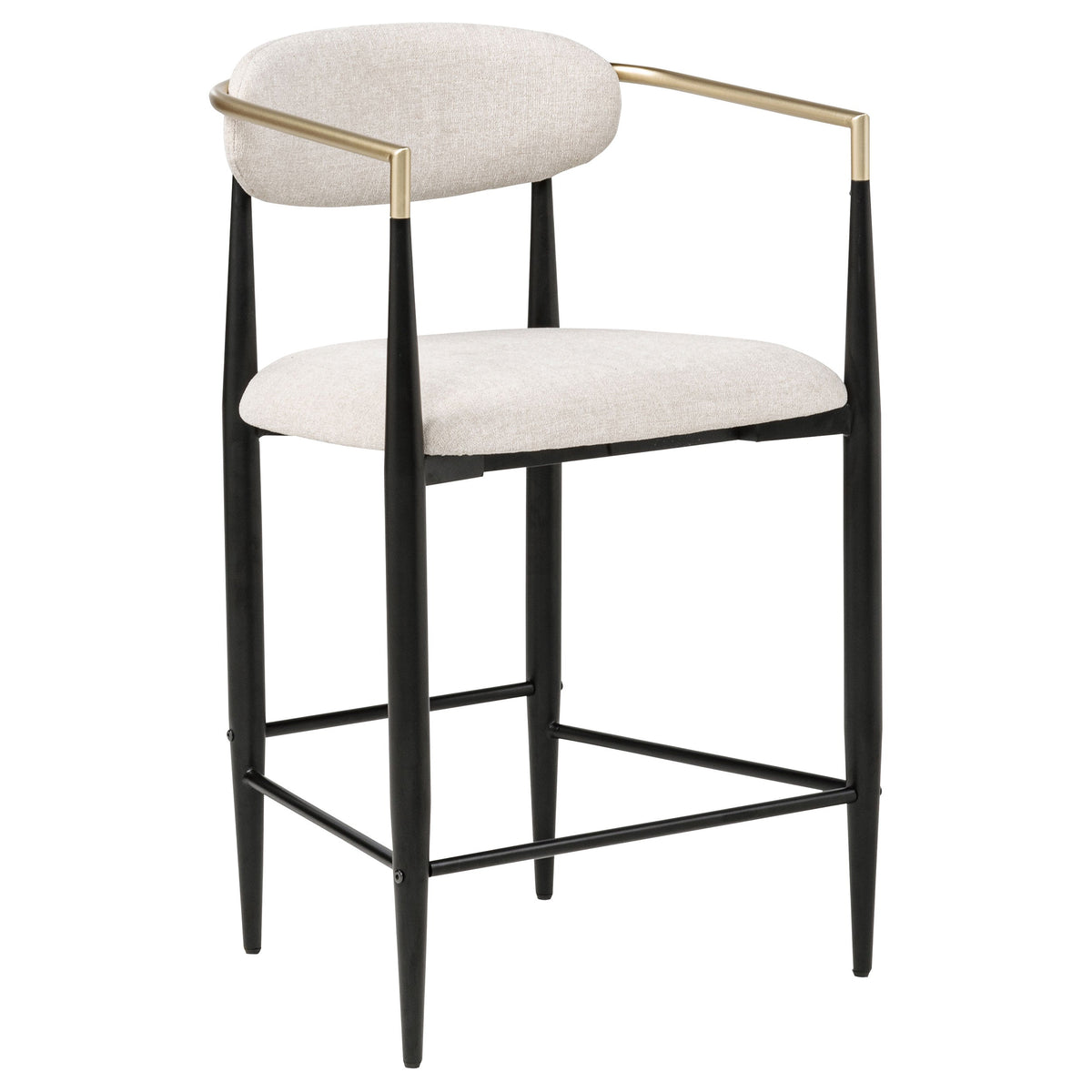 Tina Fabric Upholstered Counter Chair (Set of 2)