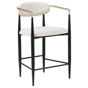 Tina Fabric Upholstered Counter Chair (Set of 2)