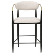 Tina Fabric Upholstered Counter Chair (Set of 2)