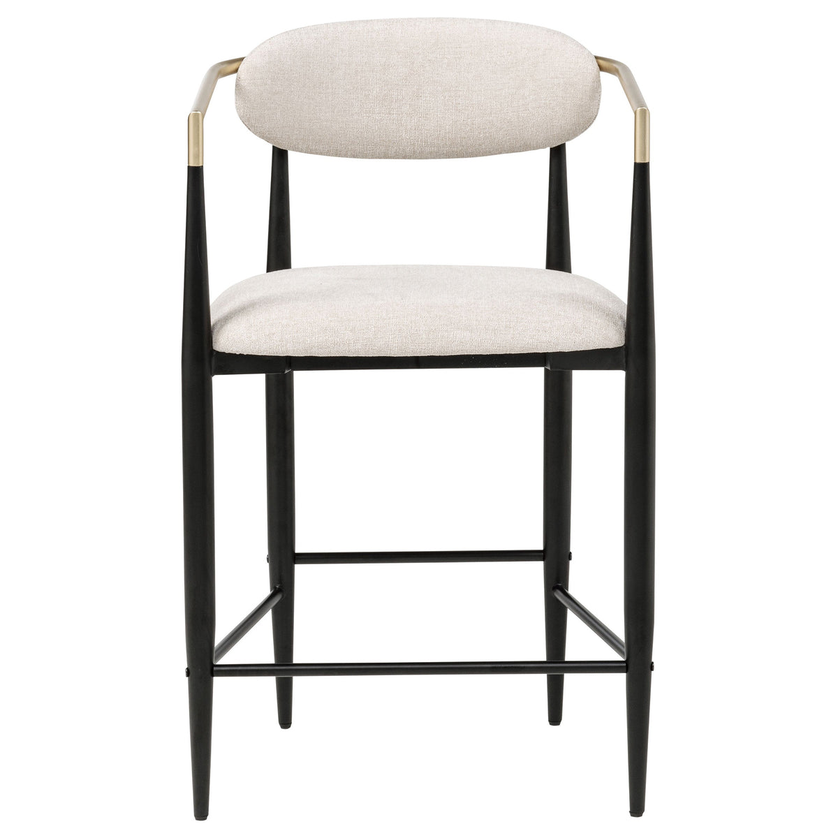 Tina Fabric Upholstered Counter Chair (Set of 2)