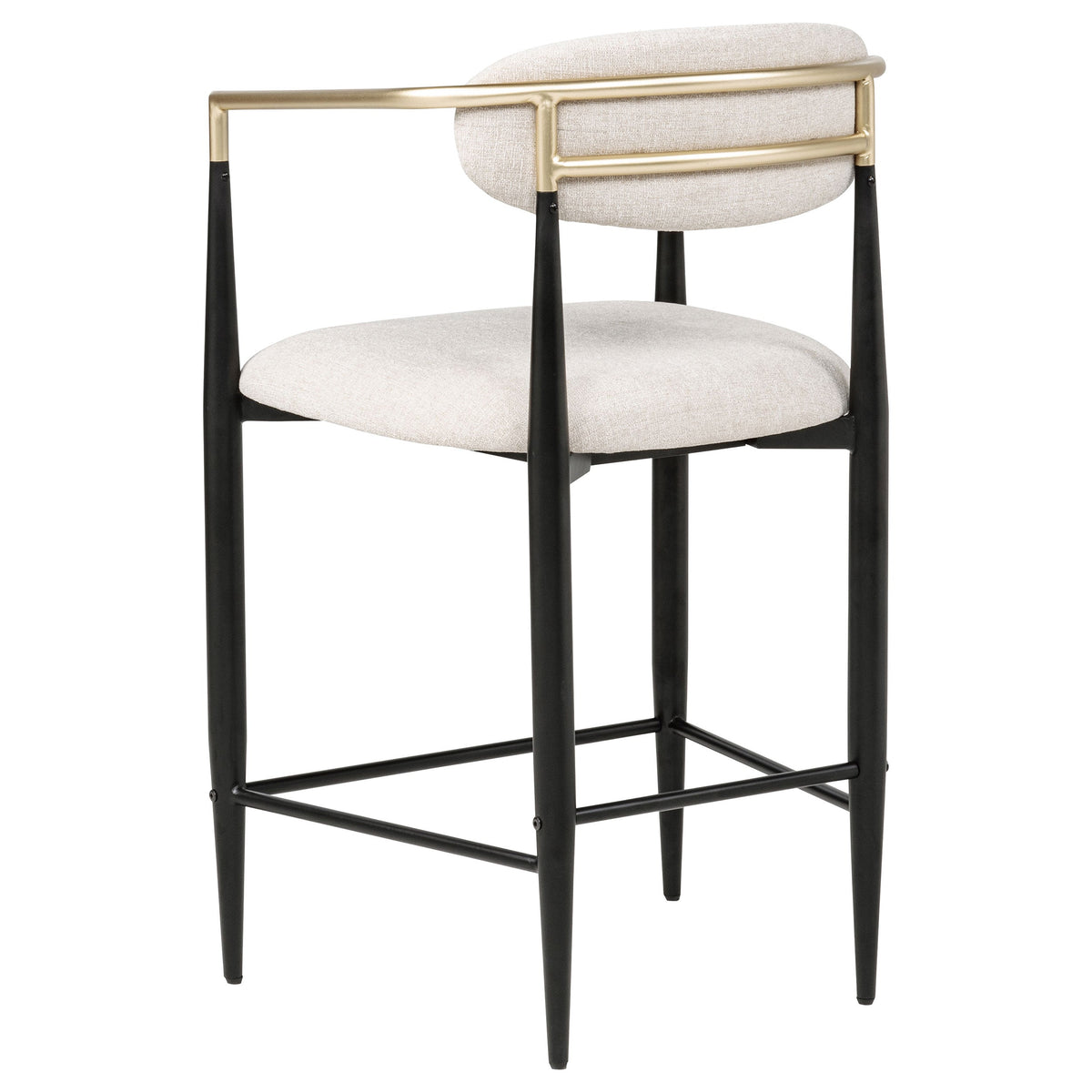 Tina Fabric Upholstered Counter Chair (Set of 2)