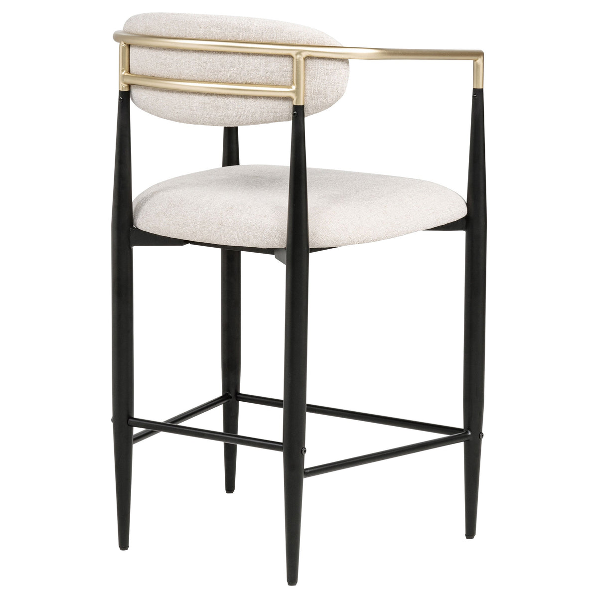 Tina Fabric Upholstered Counter Chair (Set of 2)