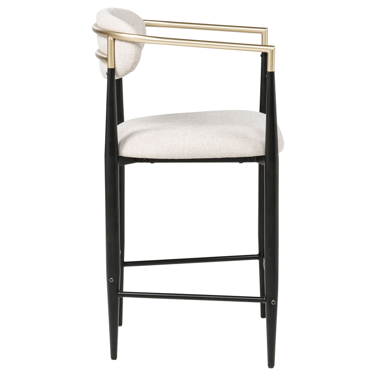 Tina Fabric Upholstered Counter Chair (Set of 2)