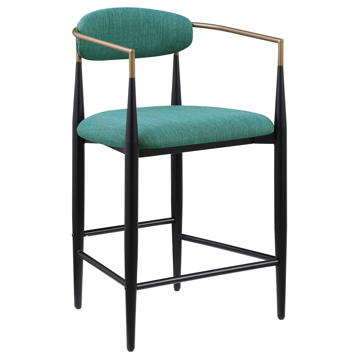 Tina Fabric Upholstered Counter Chair (Set of 2)