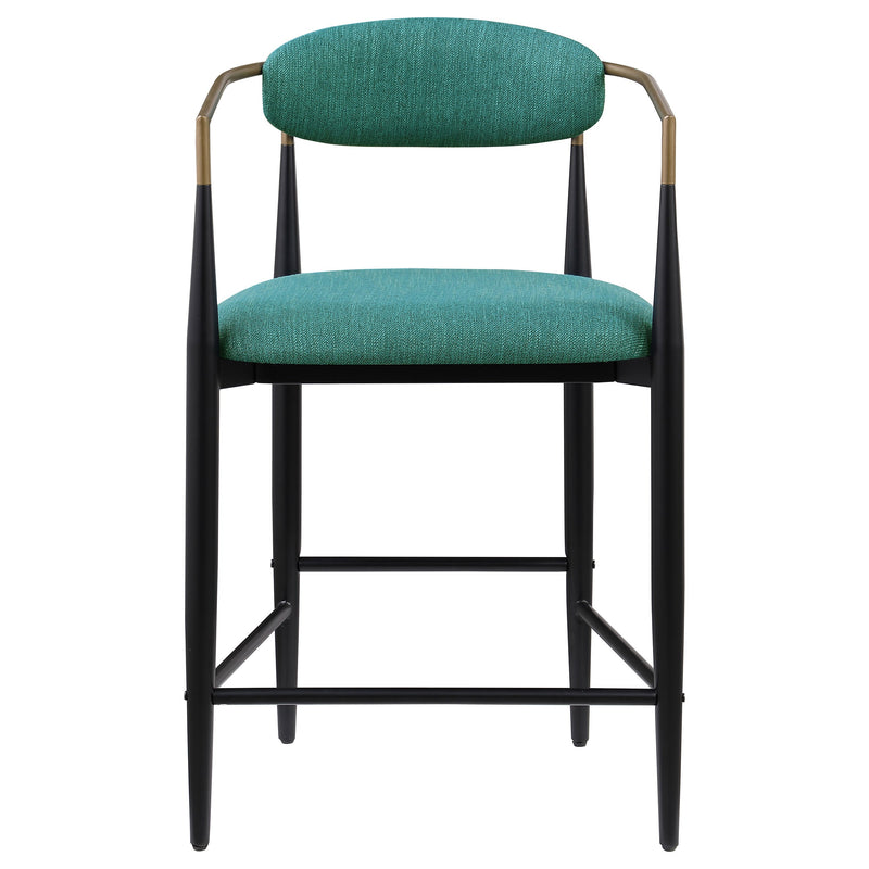 Tina Fabric Upholstered Counter Chair (Set of 2)