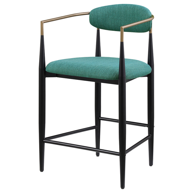 Tina Fabric Upholstered Counter Chair (Set of 2)