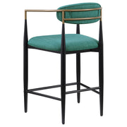 Tina Fabric Upholstered Counter Chair (Set of 2)