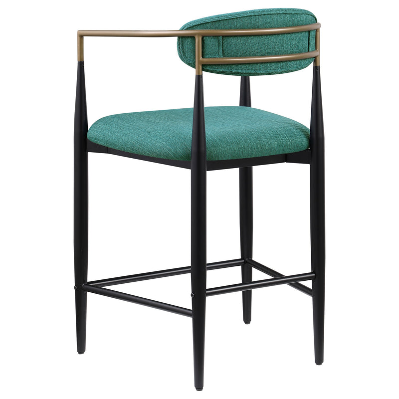 Tina Fabric Upholstered Counter Chair (Set of 2)