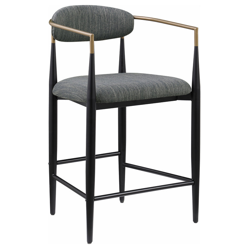 Tina Fabric Upholstered Counter Chair (Set of 2)