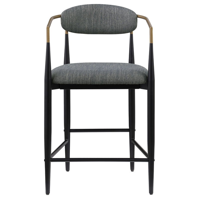 Tina Fabric Upholstered Counter Chair (Set of 2)
