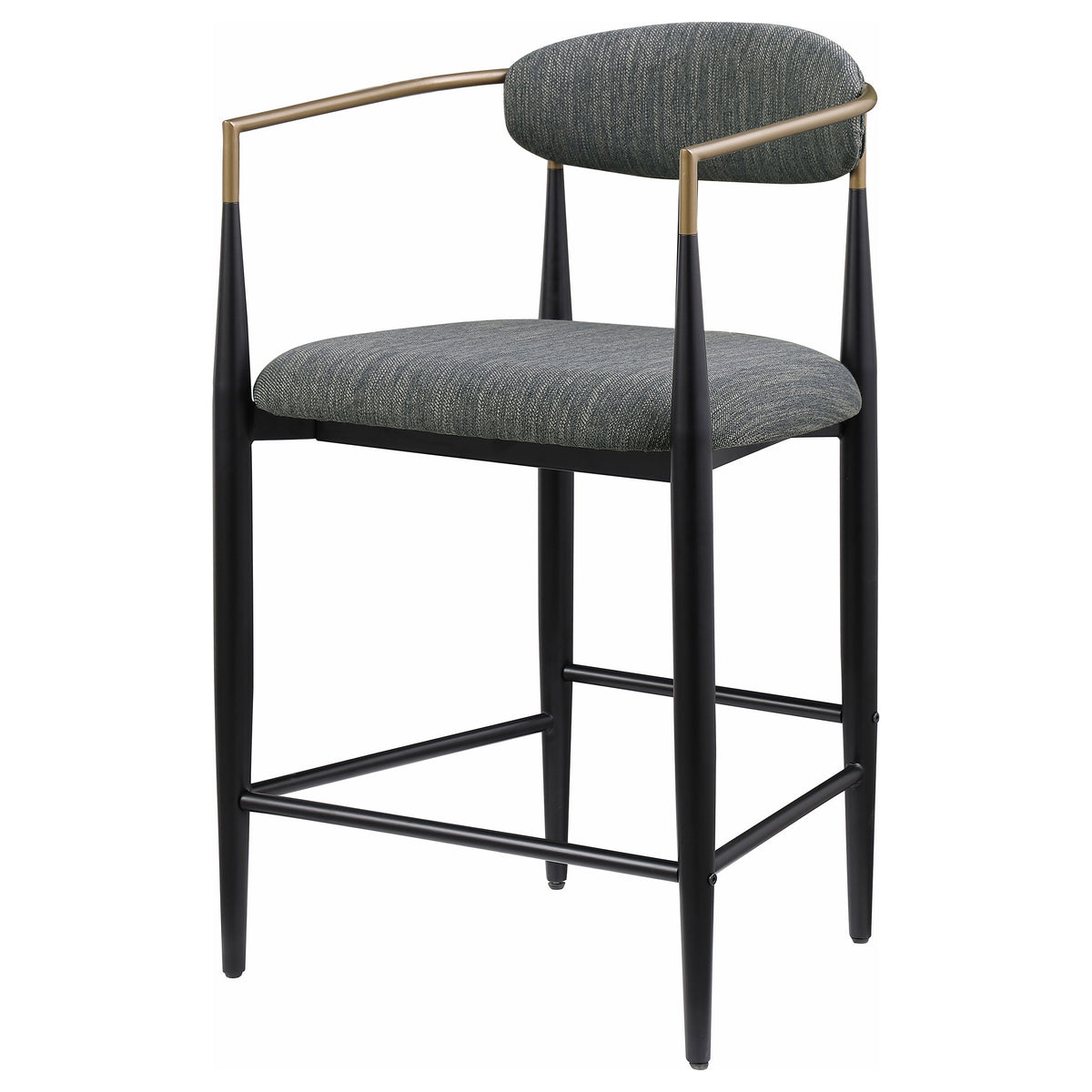 Tina Fabric Upholstered Counter Chair (Set of 2)