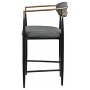 Tina Fabric Upholstered Counter Chair (Set of 2)