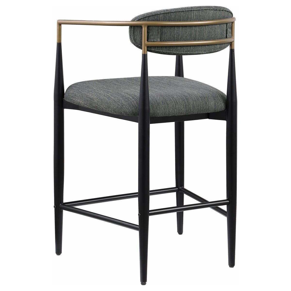 Tina Fabric Upholstered Counter Chair (Set of 2)