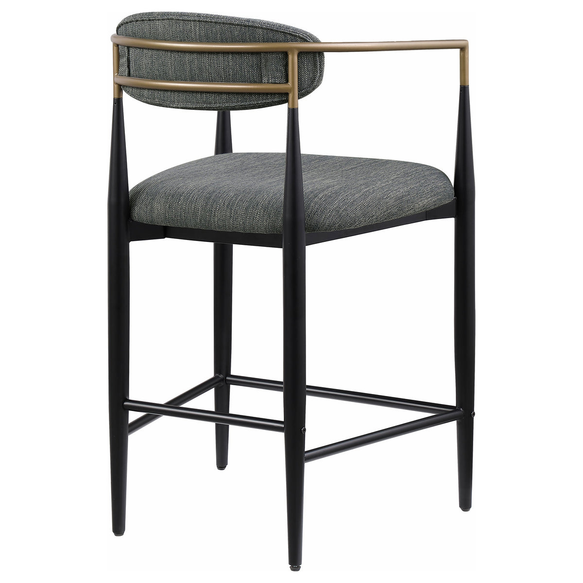 Tina Fabric Upholstered Counter Chair (Set of 2)