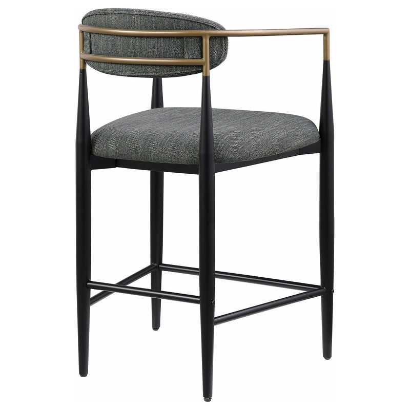 Tina Fabric Upholstered Counter Chair (Set of 2)