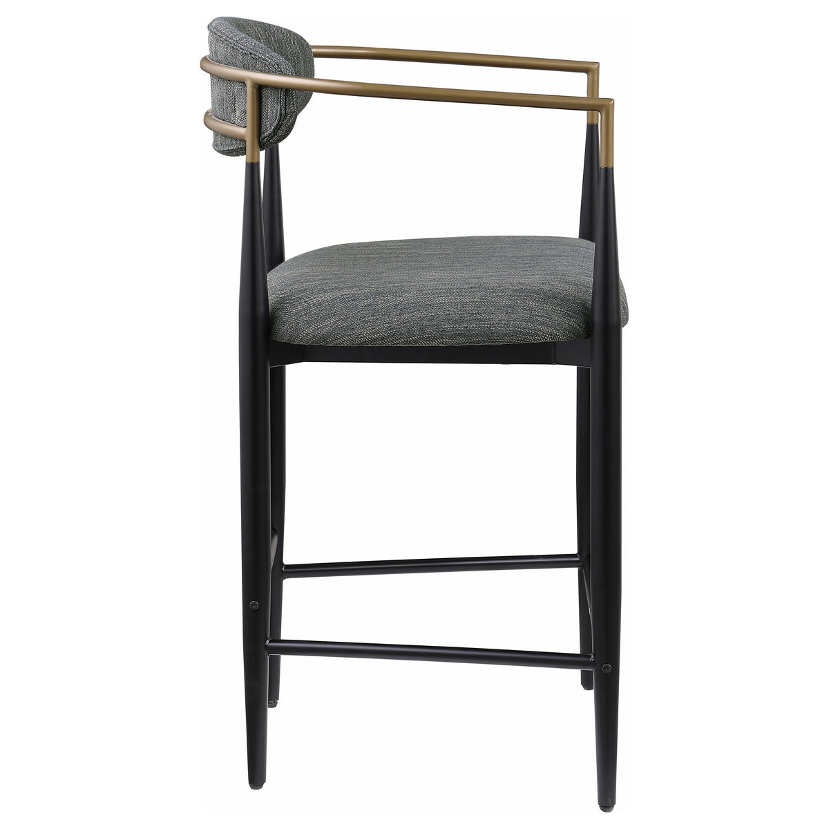 Tina Fabric Upholstered Counter Chair (Set of 2)