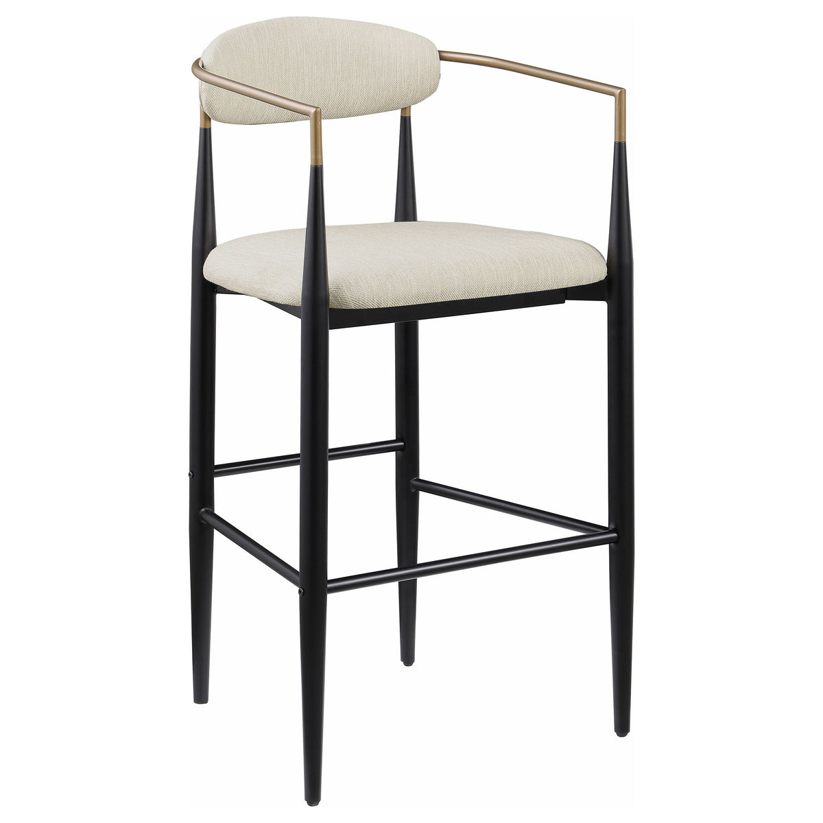 Tina Fabric Upholstered Bar Chair (Set of 2)